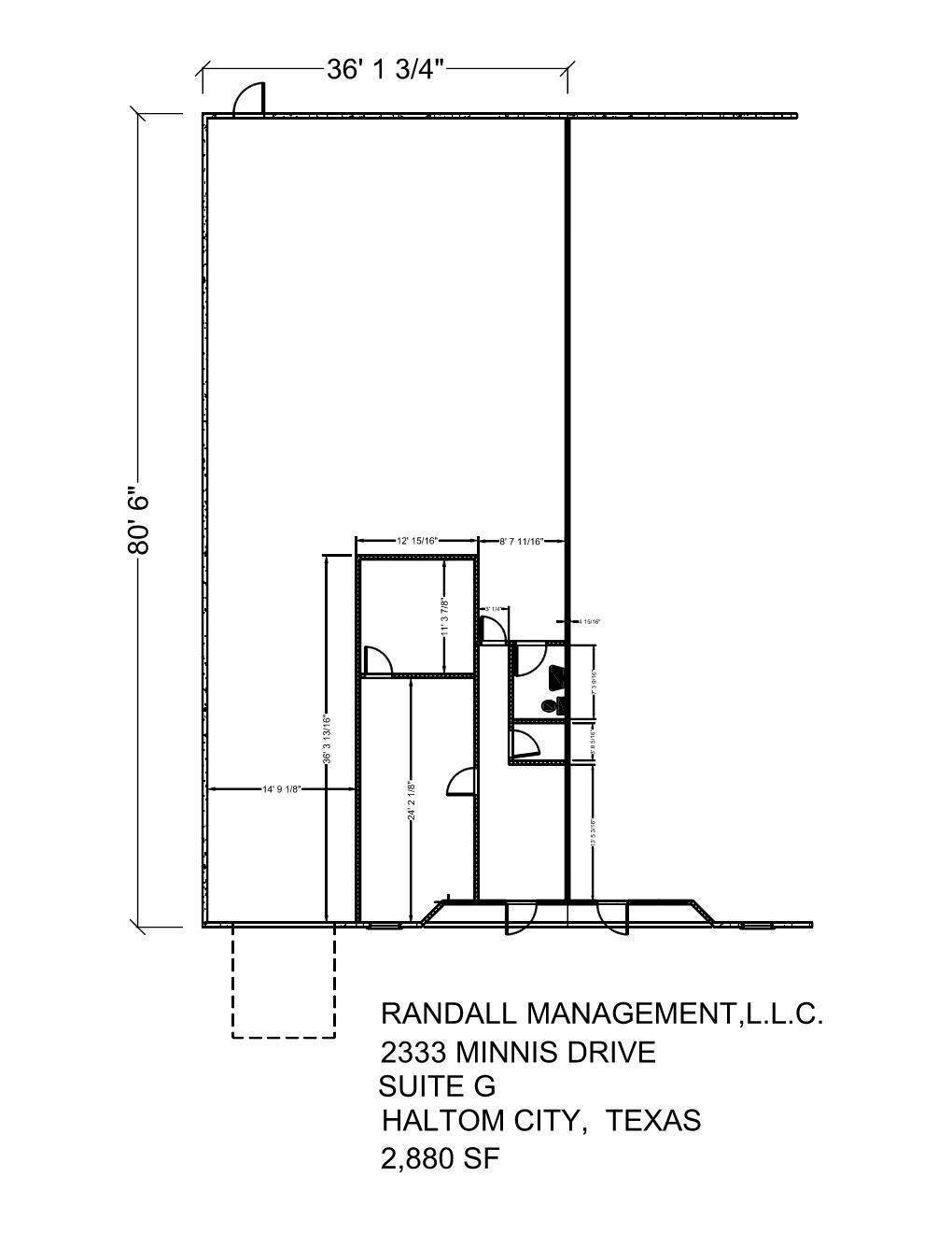 2333 Minnis Dr, Haltom City, TX à louer Plan d’étage– Image 1 sur 1