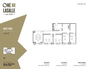 1 N La Salle St, Chicago, IL à louer Plan d’étage– Image 1 sur 1