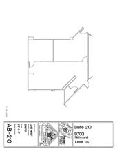9703 Richmond Ave, Houston, TX à louer Plan de site– Image 1 sur 1