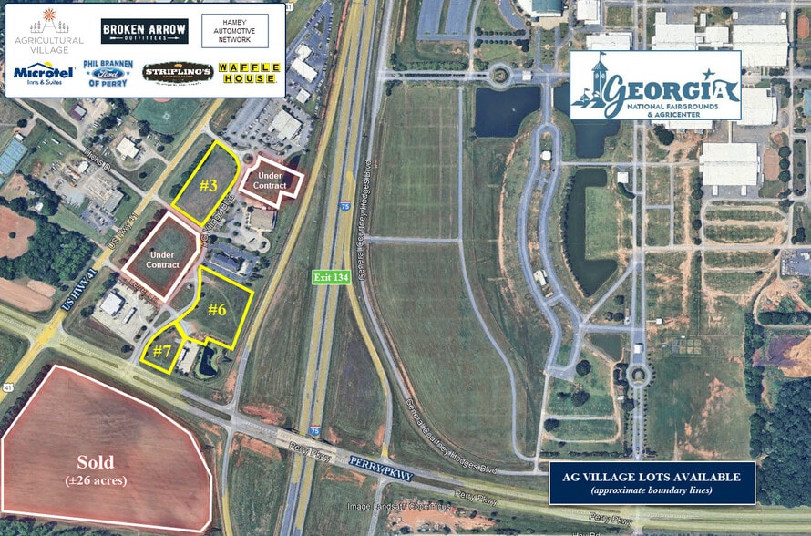 Ag Village Blvd, Perry, GA à vendre - Aérien – Image 1 sur 3