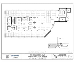 500 College Rd E, Princeton, NJ à louer Plan d’étage– Image 1 sur 1