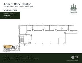 155 Bovet Rd, San Mateo, CA à louer Plan d’étage– Image 1 sur 1
