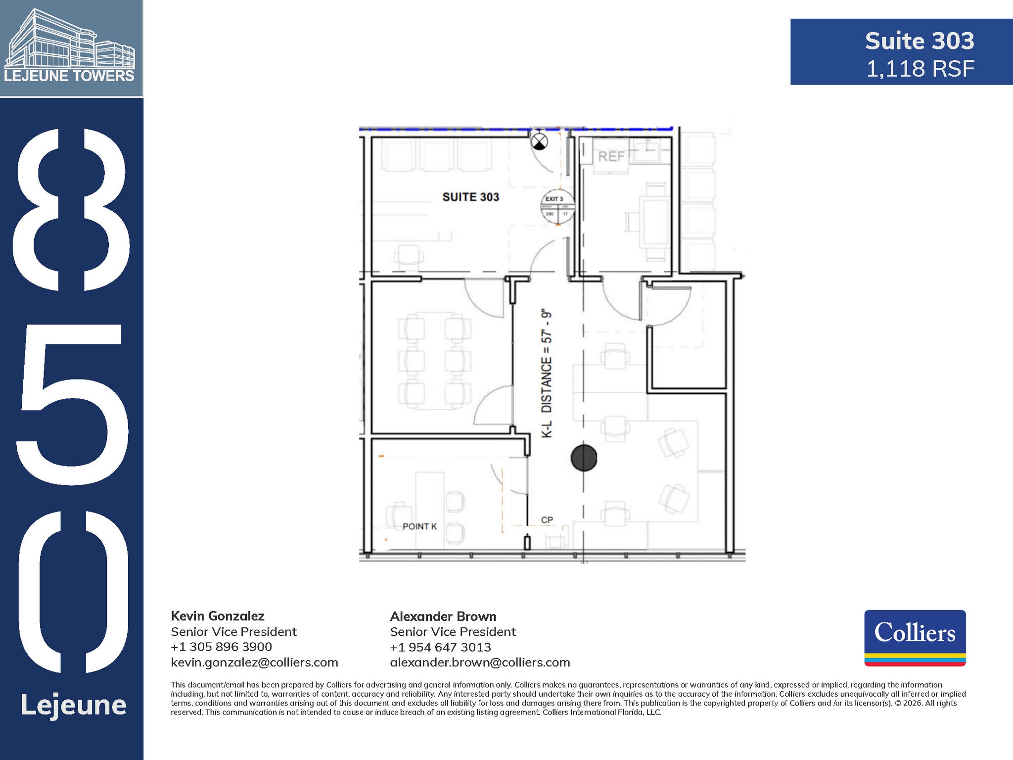 850 NW 42nd Ave, Miami, FL à louer Plan d’étage– Image 1 sur 1