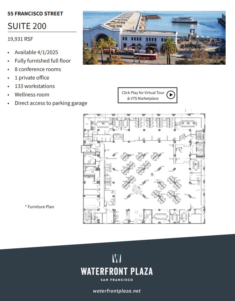 1700 Montgomery St, San Francisco, CA à louer Plan d’étage– Image 1 sur 1