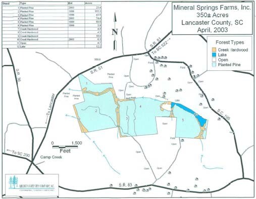 Camp Creek Rd, Lancaster, SC à vendre - Plan cadastral – Image 2 sur 2