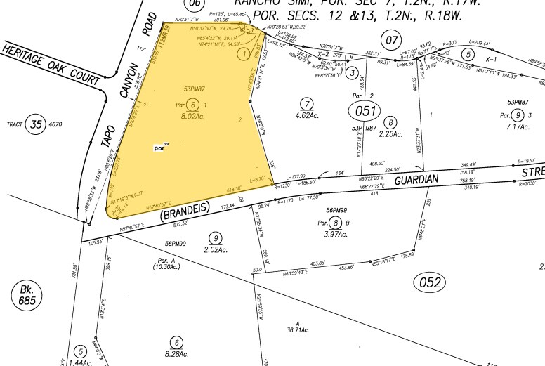 4133 Guardian St, Simi Valley, CA à vendre - Plan cadastral – Image 3 sur 5