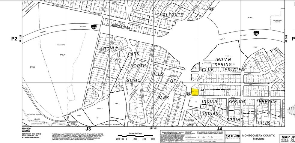 9525 Colesville Rd, Silver Spring, MD à louer - Plan cadastral – Image 3 sur 8