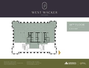 35 W Wacker Dr, Chicago, IL à louer Plan d’étage– Image 1 sur 1