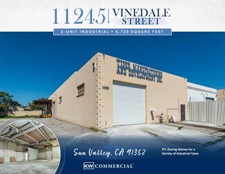 Plus de détails pour 11245 Vinedale St, Sun Valley, CA - Industriel/Logistique à vendre