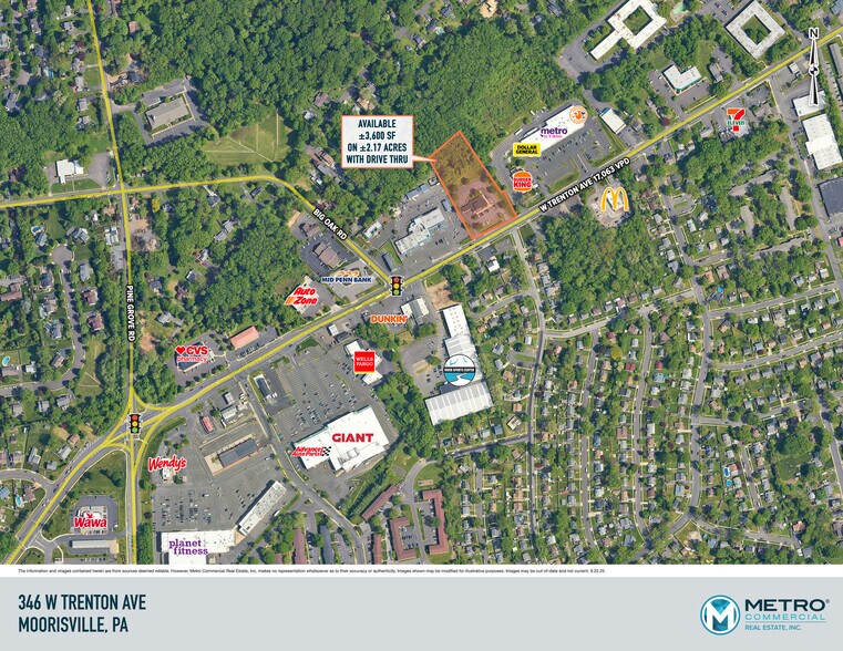 346 W Trenton Ave, Morrisville, PA à vendre - Aérien – Image 2 sur 10