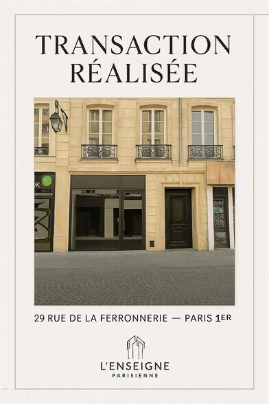 Local commercial dans Paris à louer - Photo de l’immeuble – Image 2 sur 2