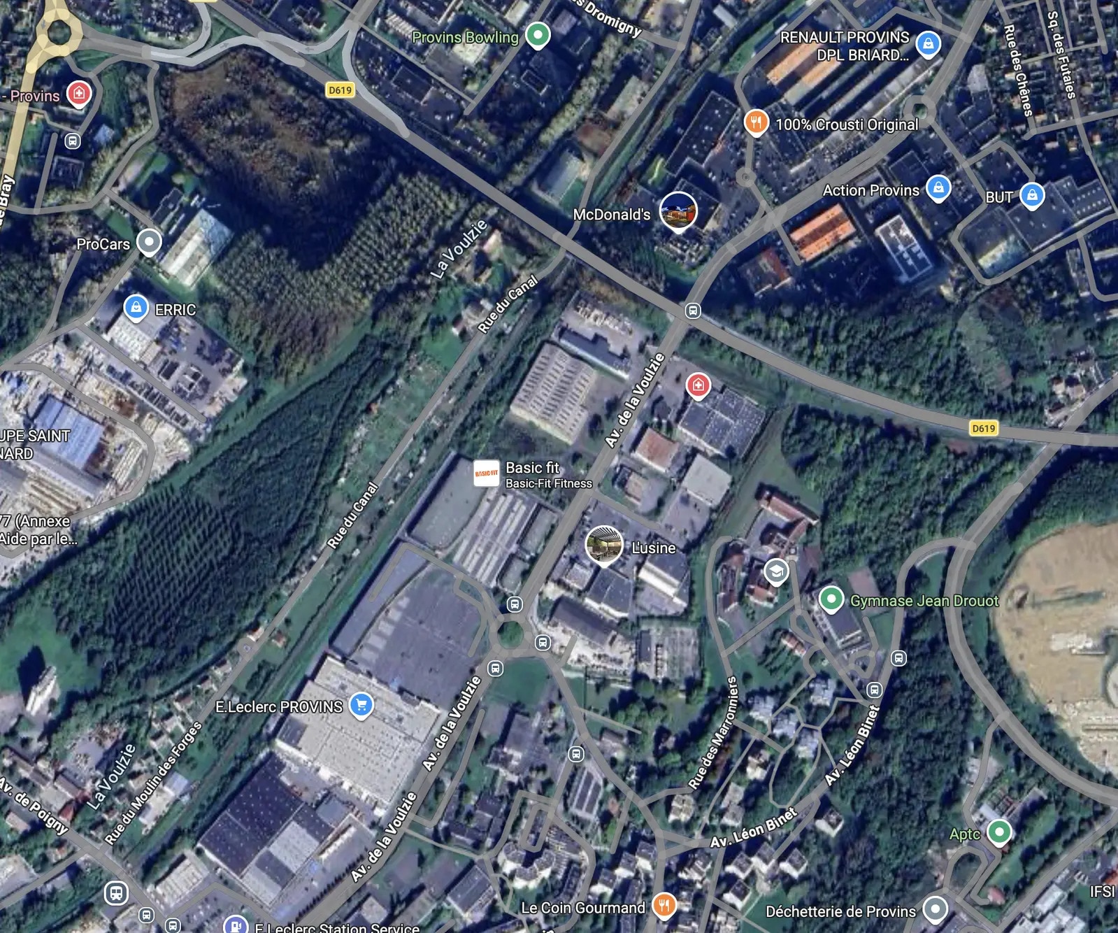 Local commercial dans Provins à louer Aérien– Image 1 sur 3