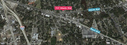 3127 Atlantic Blvd, Jacksonville, FL - VUE AÉRIENNE  vue de carte
