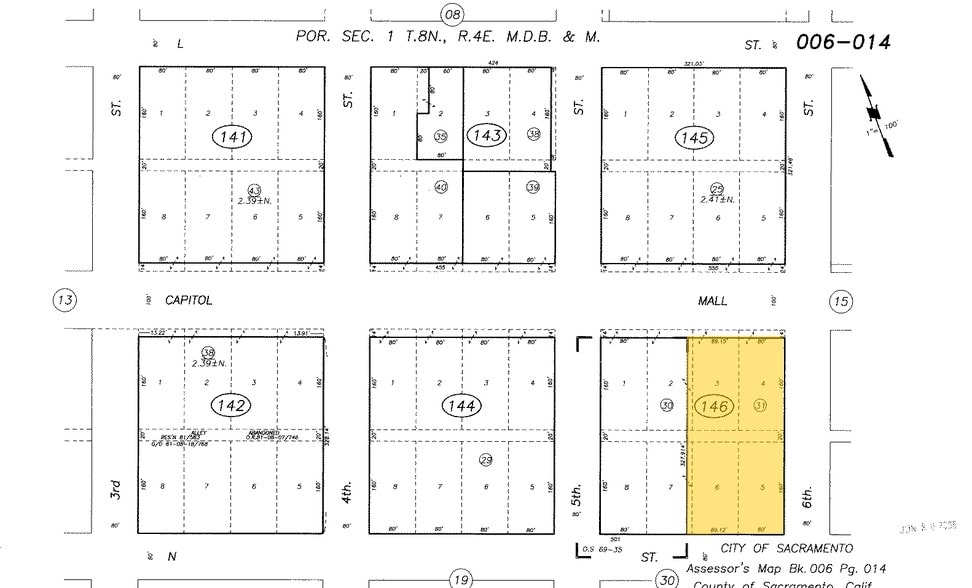 520 Capitol Mall, Sacramento, CA à vendre - Plan cadastral – Image 2 sur 11