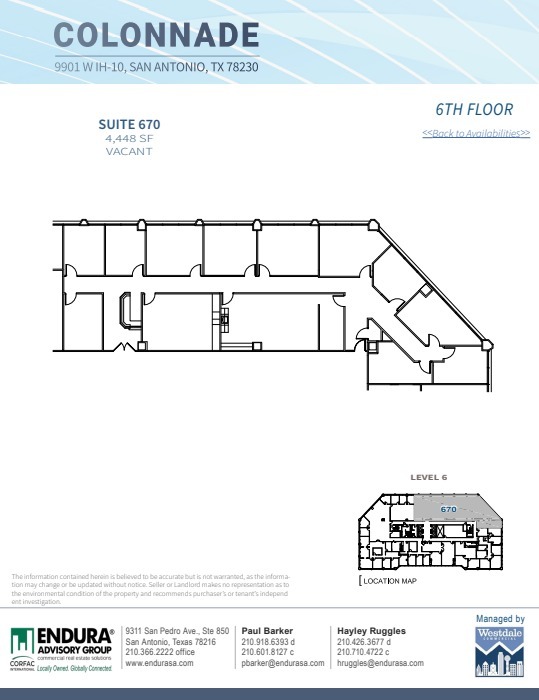 9901 W IH-10, San Antonio, TX à louer Plan d’étage– Image 1 sur 1