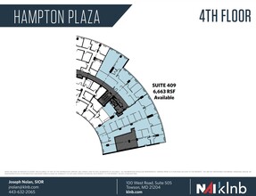 300 E Joppa Rd, Towson, MD à louer Plan d’étage– Image 1 sur 1