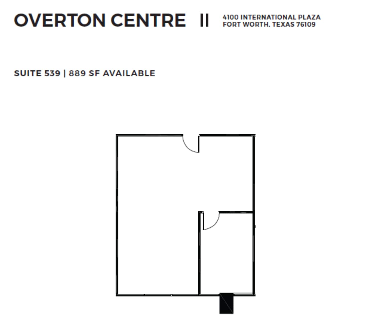 4150 International Plz, Fort Worth, TX à louer Plan d’étage– Image 1 sur 1