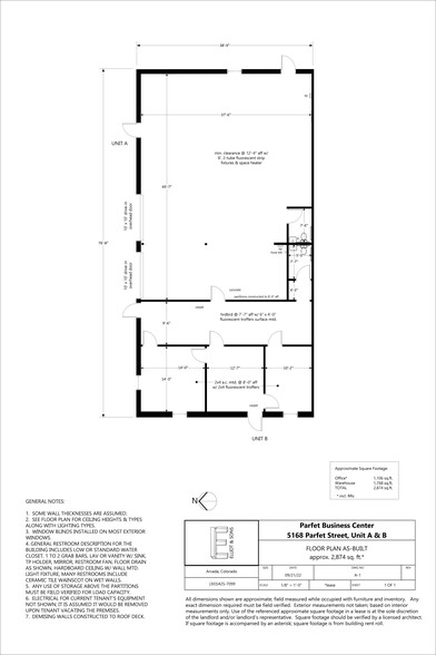 5160 Parfet St, Wheat Ridge, CO à louer - Plan de site – Image 1 sur 10