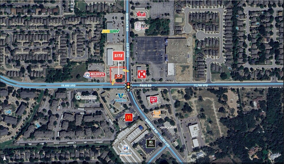 6404 Babcock Rd, San Antonio, TX à vendre - Aérien – Image 3 sur 4