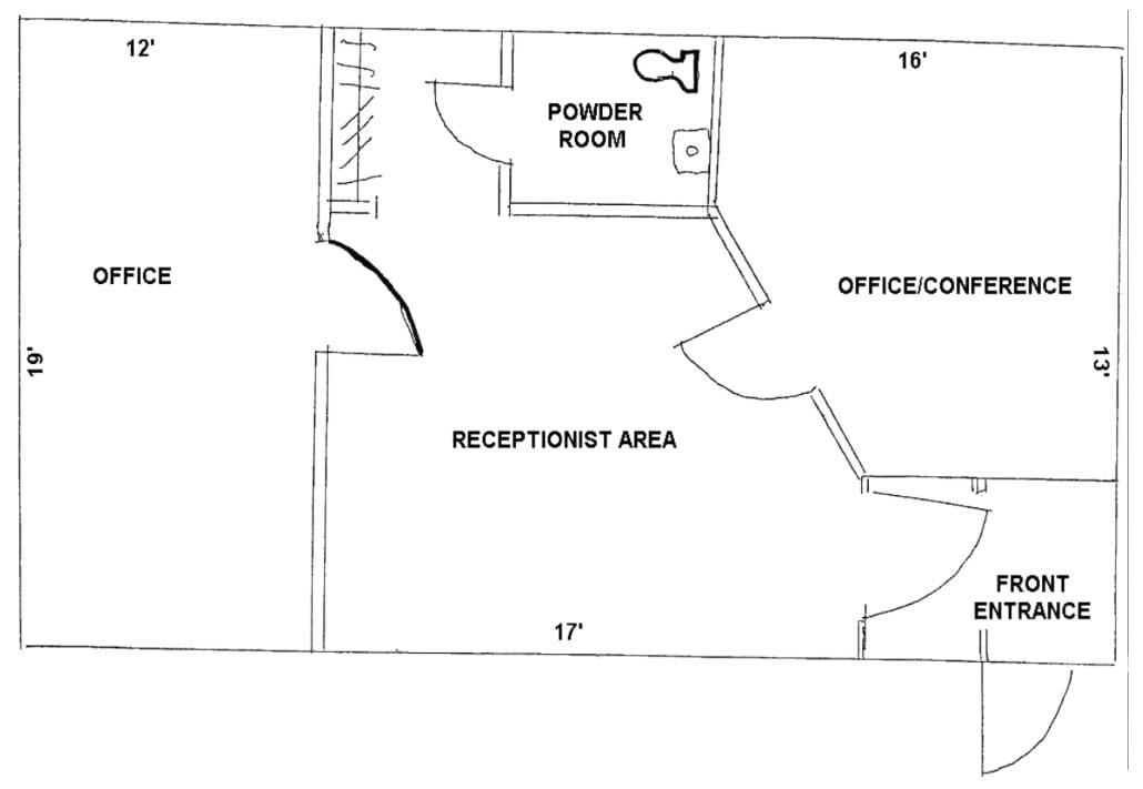 601-606 Gordon Dr, Exton, PA à louer Plan d’étage– Image 1 sur 1