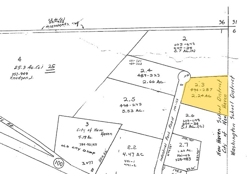 107 E Industrial Dr, New Haven, MO à vendre - Plan cadastral – Image 3 sur 3