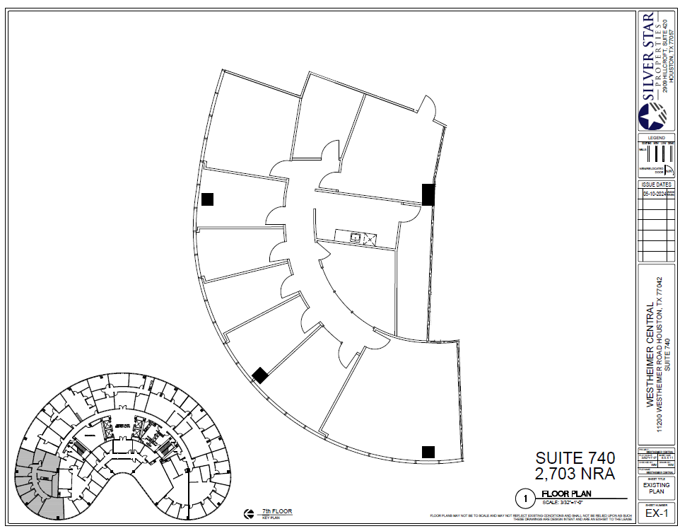 11200 Westheimer Rd, Houston, TX à louer Plan d’étage– Image 1 sur 1