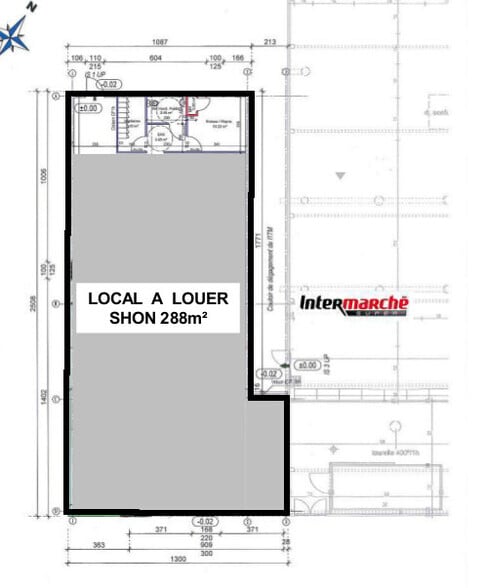 Local commercial dans ROUMAZIÈRES-LOUBERT à louer - Plan d’étage – Image 2 sur 2