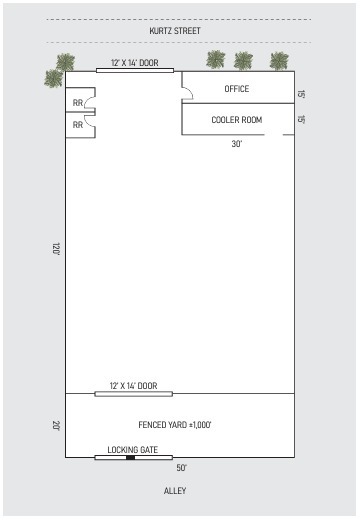 3302-3342 Kurtz St, San Diego, CA à louer Plan d’étage– Image 1 sur 1