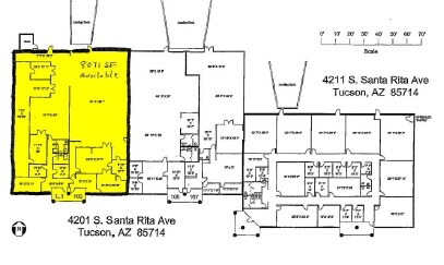 4201 S Santa Rita Ave, Tucson, AZ à vendre - Plan d’étage – Image 3 sur 4