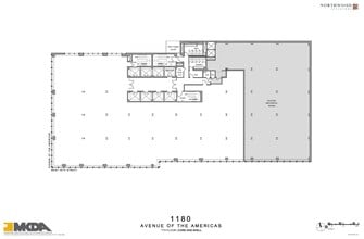 1180 Avenue of the Americas, New York, NY à louer Plan d’étage– Image 1 sur 1