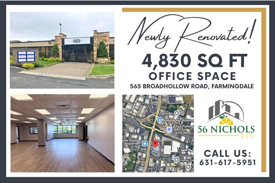 565 Broadhollow Rd, Farmingdale, NY à louer - Photo de l’immeuble – Image 1 sur 8