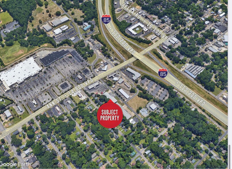 2735 Poplar St, Montgomery, AL à louer - Aérien – Image 2 sur 7