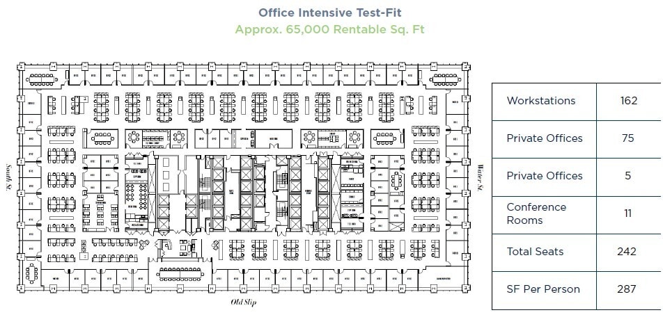 55 Water St, New York, NY à louer Plan d’étage– Image 1 sur 2