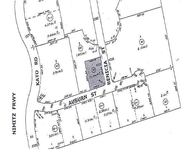 1133 Auburn St, Fremont, CA à vendre - Plan cadastral – Image 2 sur 2