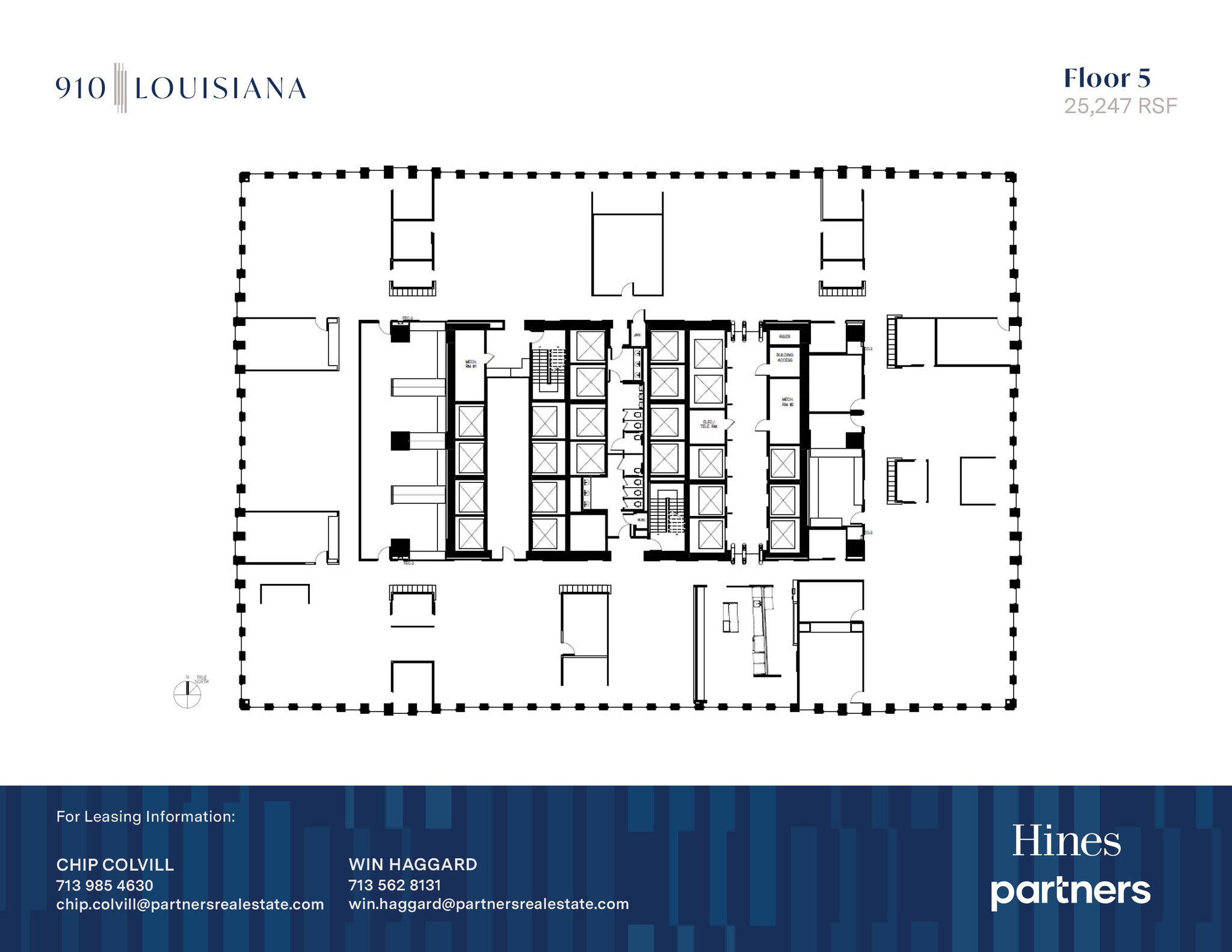 910 Louisiana St, Houston, TX à louer Plan d’étage– Image 1 sur 1