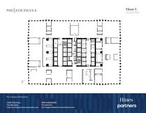 910 Louisiana St, Houston, TX à louer Plan d’étage– Image 1 sur 1