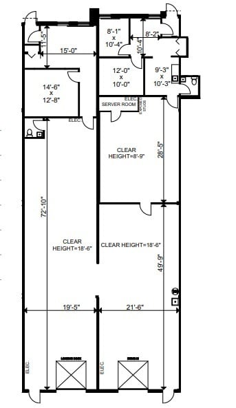 703-729 Av Meloche, Dorval, QC à louer Plan d’étage– Image 1 sur 1