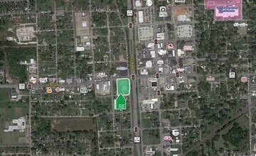 201 W Mulberry St, Angleton, TX - VUE AÉRIENNE  vue de carte - Image1