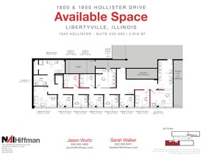 1900 Hollister Dr, Libertyville, IL à louer Plan d’étage– Image 2 sur 3