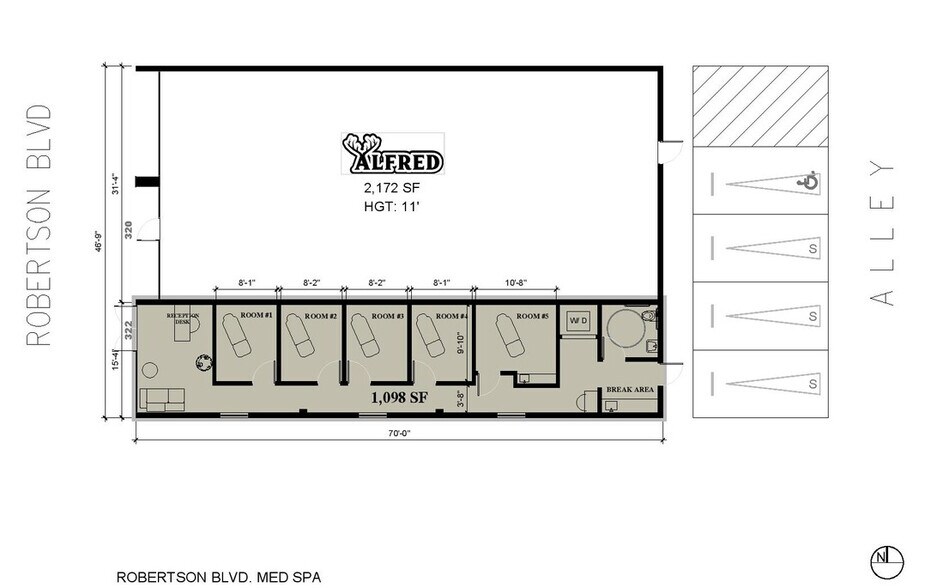 320-322 S Robertson Blvd, Los Angeles, CA à louer - Photo de l’immeuble – Image 2 sur 2