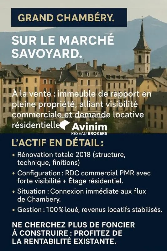 Local commercial dans La Motte-Servolex à vendre Photo de l’immeuble– Image 1 sur 2