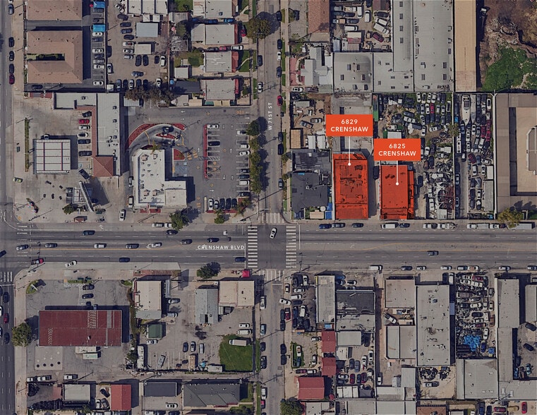 6827 Crenshaw Blvd, Los Angeles, CA à vendre - Plan de site – Image 3 sur 12