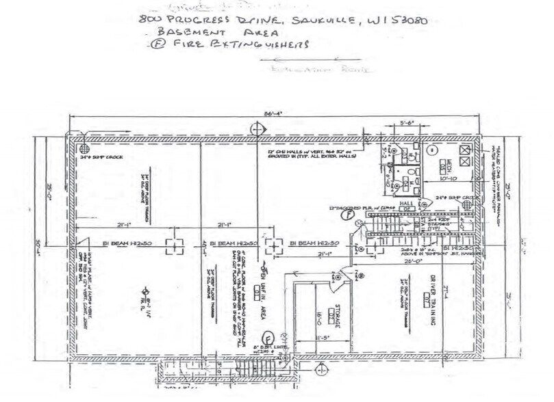 800 N Progress Dr, Saukville, WI à vendre - Plan d’étage – Image 3 sur 3