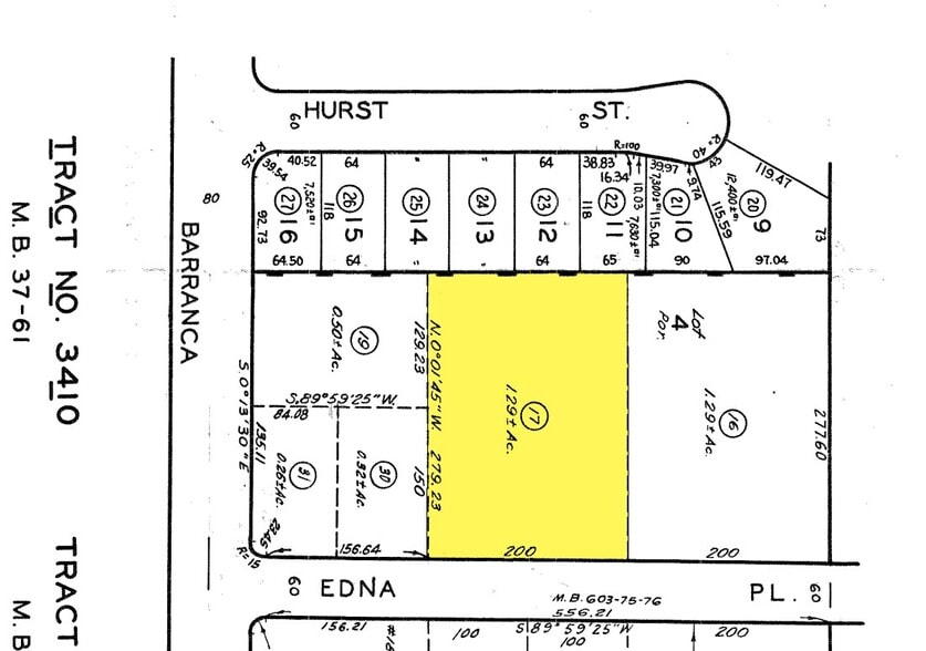 541-555 E Edna Pl, Covina, CA à louer - Plan cadastral – Image 2 sur 13