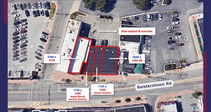 1420-1426 Reisterstown Rd, Pikesville, MD à louer Plan de site– Image 1 sur 1