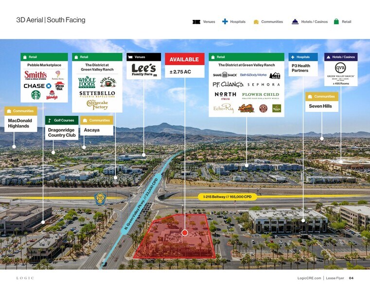 601 N Green Valley Pky, Henderson, NV à louer - Photo de l’immeuble – Image 3 sur 4
