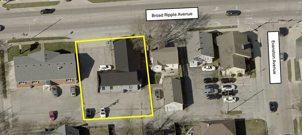 1915 Broad Ripple Ave, Indianapolis, IN à vendre - Aérien – Image 3 sur 4