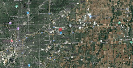 3029 N Post Rd, Indianapolis, IN - VUE AÉRIENNE vue de carte