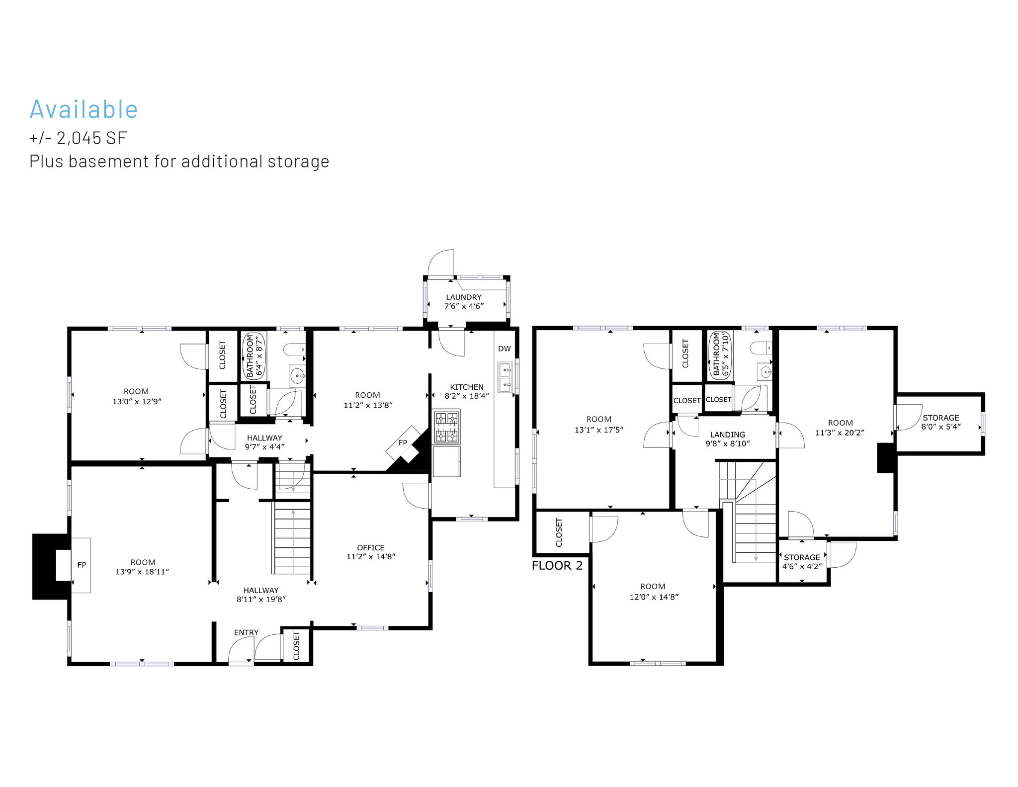 2138 McClintock Rd, Charlotte, NC à louer Plan d’étage– Image 1 sur 1