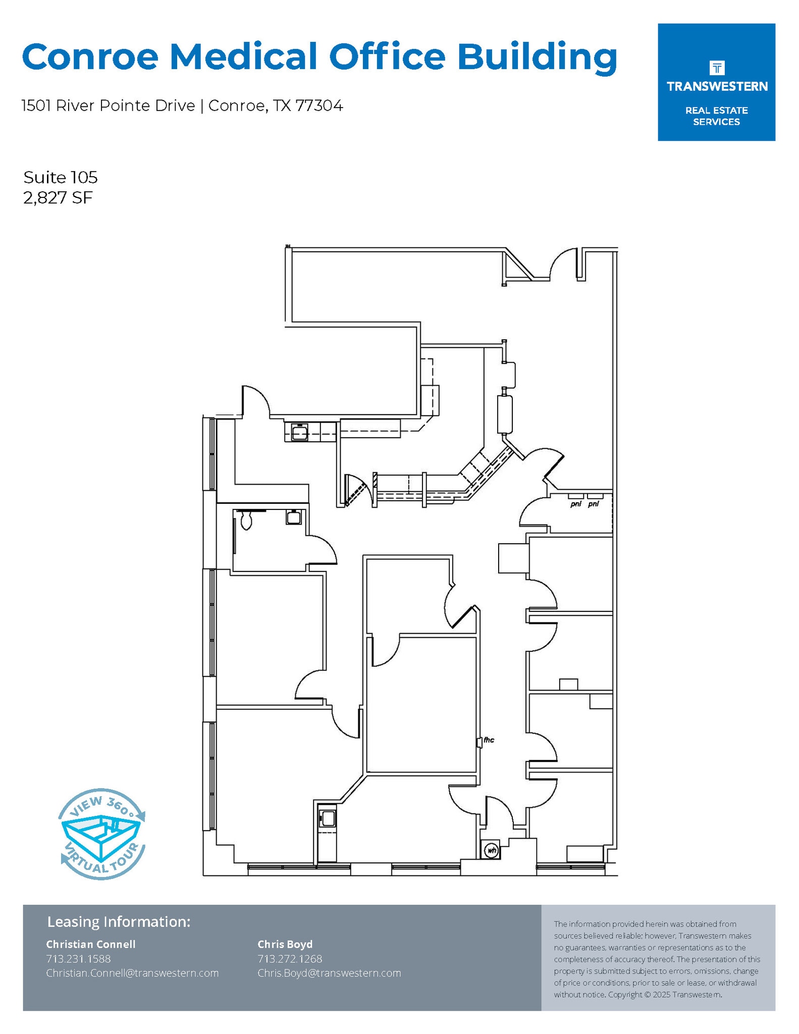 1501 River Pointe Dr, Conroe, TX à louer Plan d’étage– Image 1 sur 1